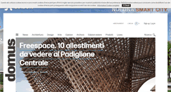 Desktop Screenshot of domusweb.it
